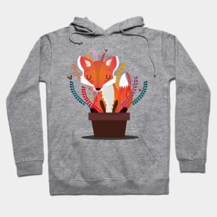 Fox in the pot Hoodie